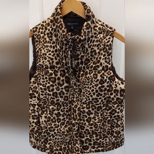 Jones New York leopard print vest